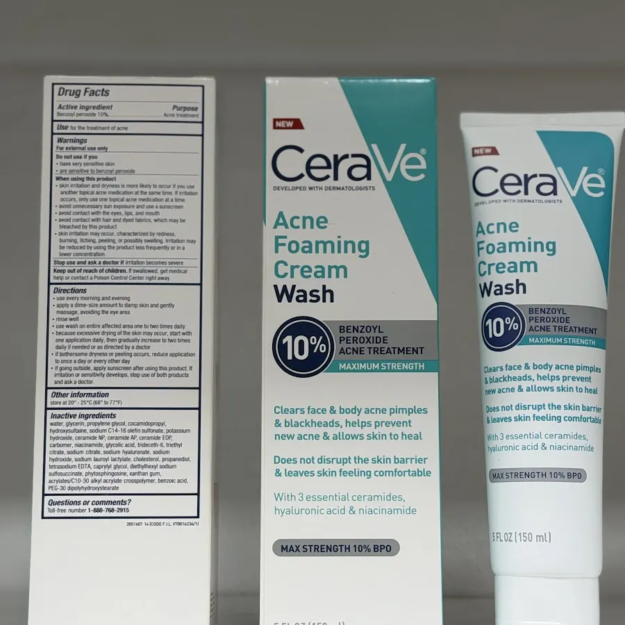 CeraVe Acne Foaming Cream Wash